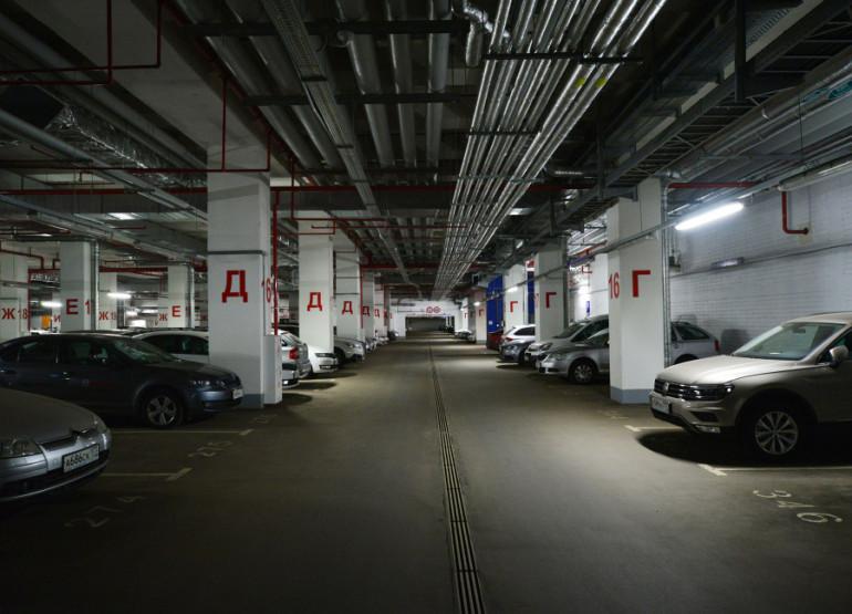 Штаб-квартира Роберт Бош: Вид паркинга