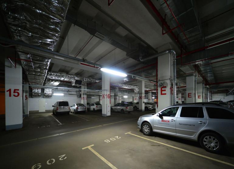 Штаб-квартира Роберт Бош: Вид паркинга